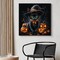 Halloween Diamond Art Kits for Adults, Black Cat Diamond Painting Kit for Beginners(14x14 Inch)